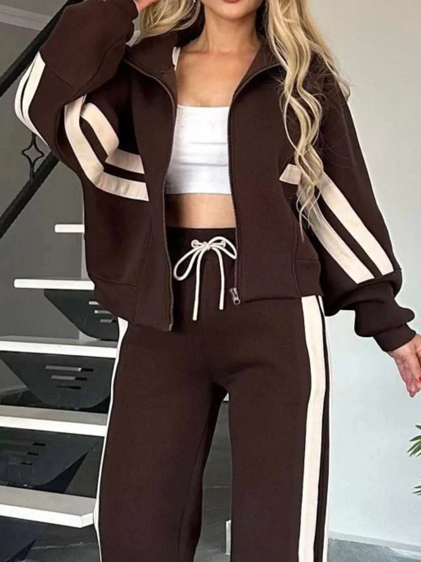 Full Size Jacket and Pants Set