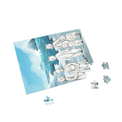 Poro the Polar Bear Families Jigsaw Puzzle (96, 252, 500, 1000-Piece)