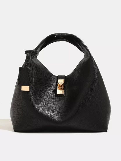 Turn-Lock Crossbody Bag