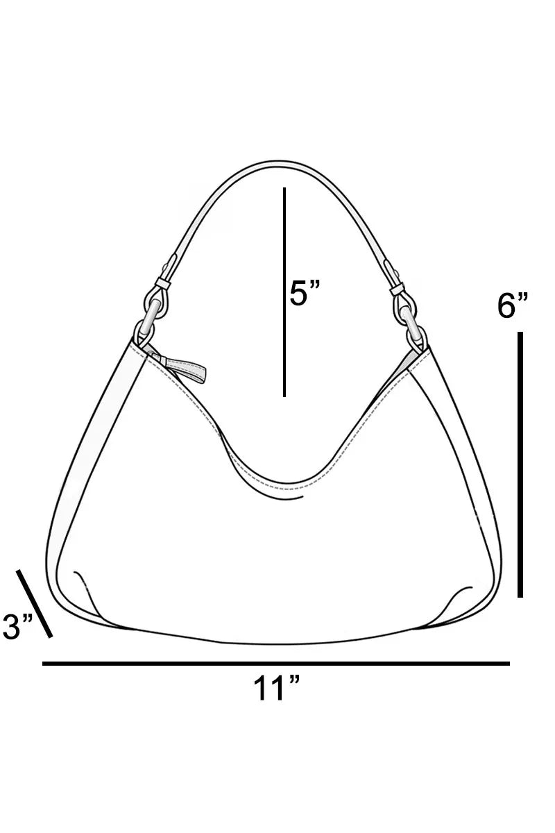 Crescent woven straw bag, view 7