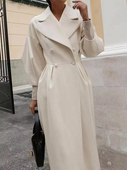 Double-Breasted Longline Coat