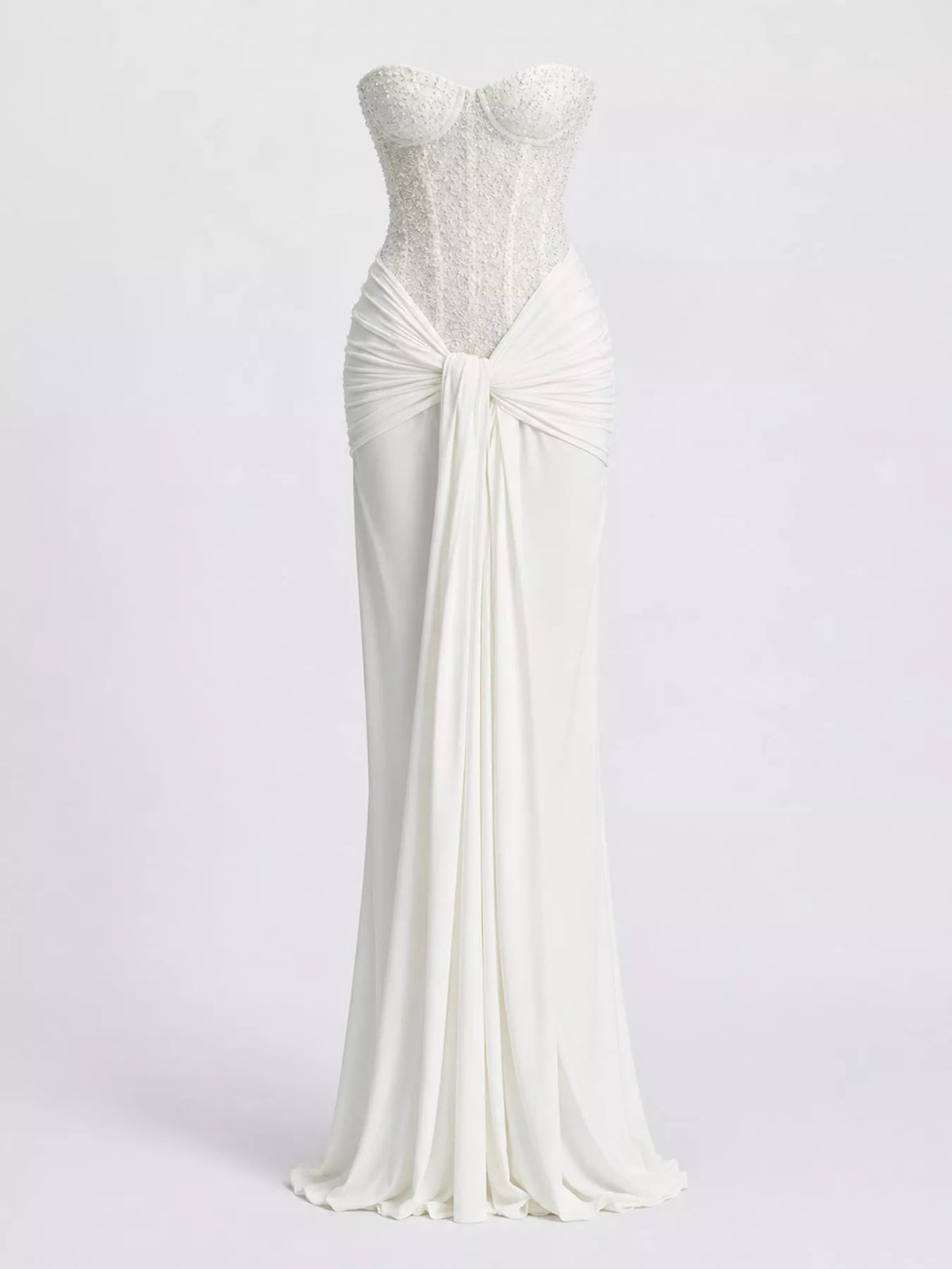 Plus size sequin corset dress, view 7