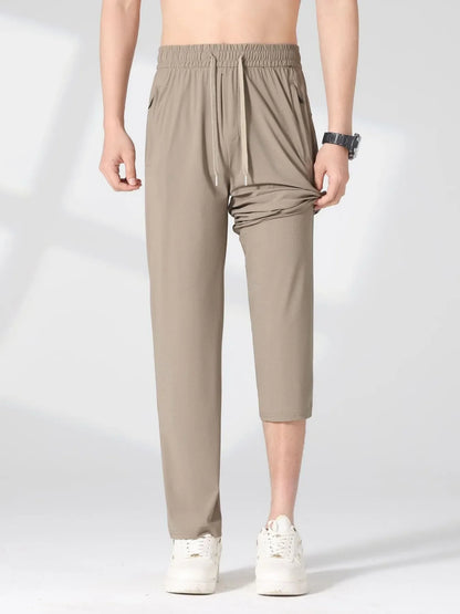 Men's Plus Size Casual Lightweight Quick-Dry Pants