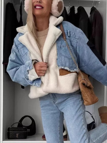 Sherpa Lined Denim Jacket