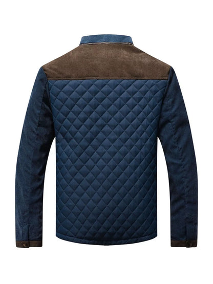 Men's Full Size Quilted Jacket