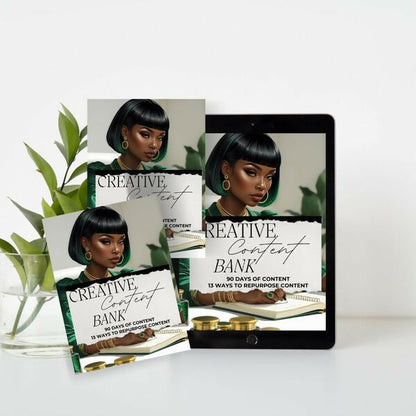 Creative Content Bank 90 Days Of Content - MONLANE DIGITAL