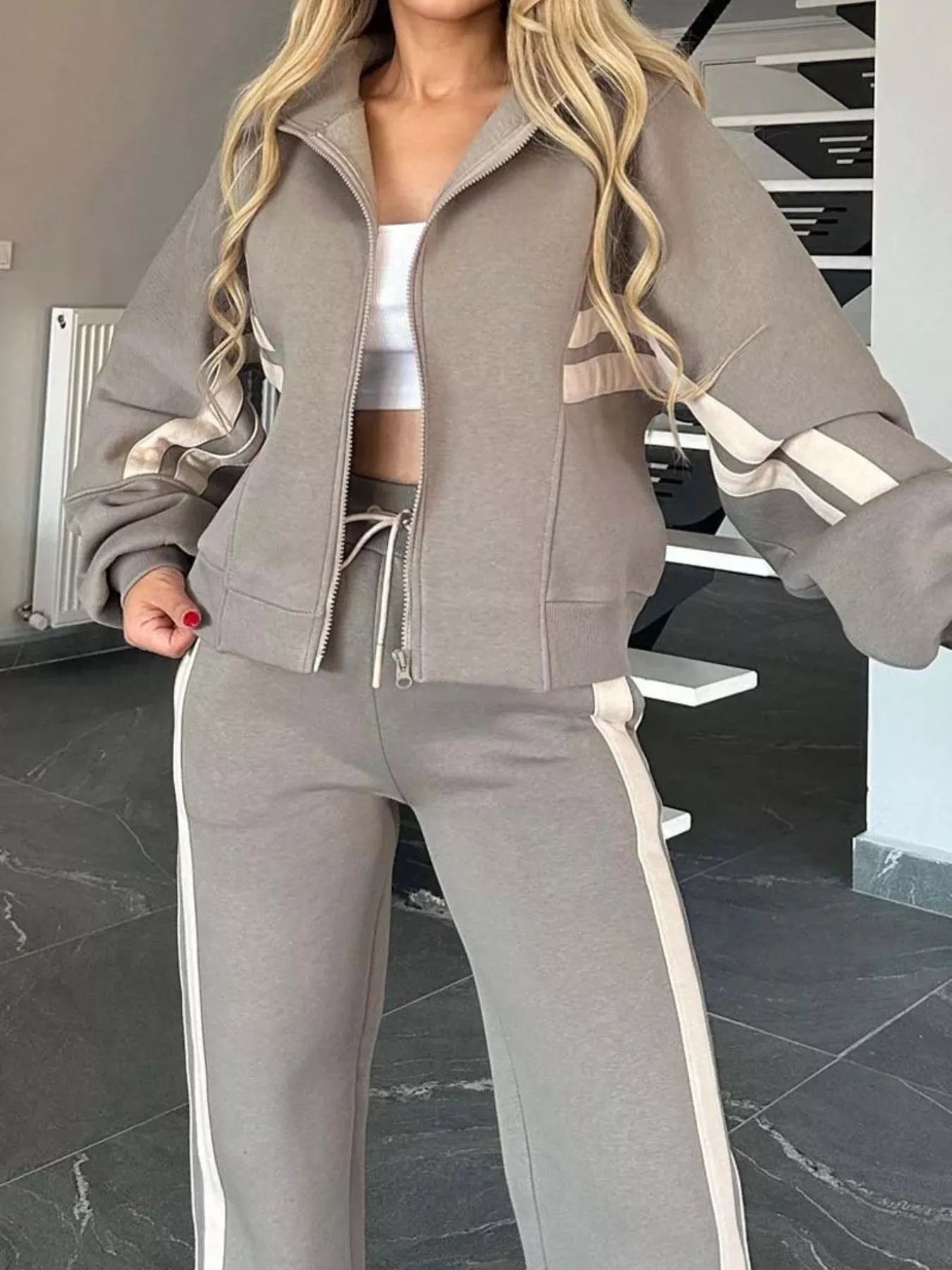 Full Size Jacket and Pants Set