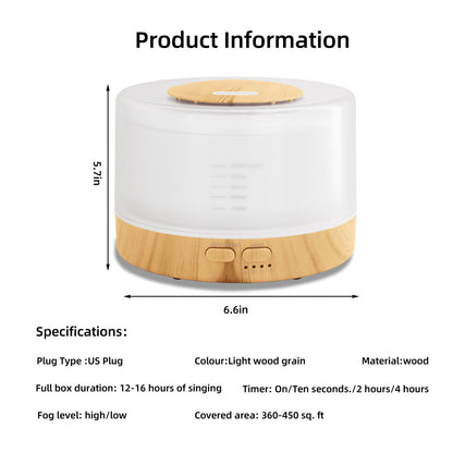 500ml Aromatherapy Essential Oil Diffuser Set