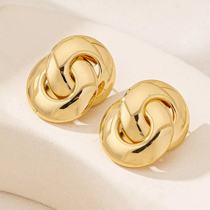 Chunky Knot Stud Earrings
