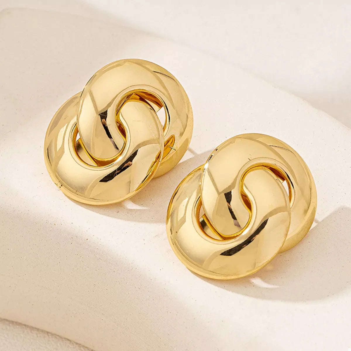 Chunky Knot Stud Earrings