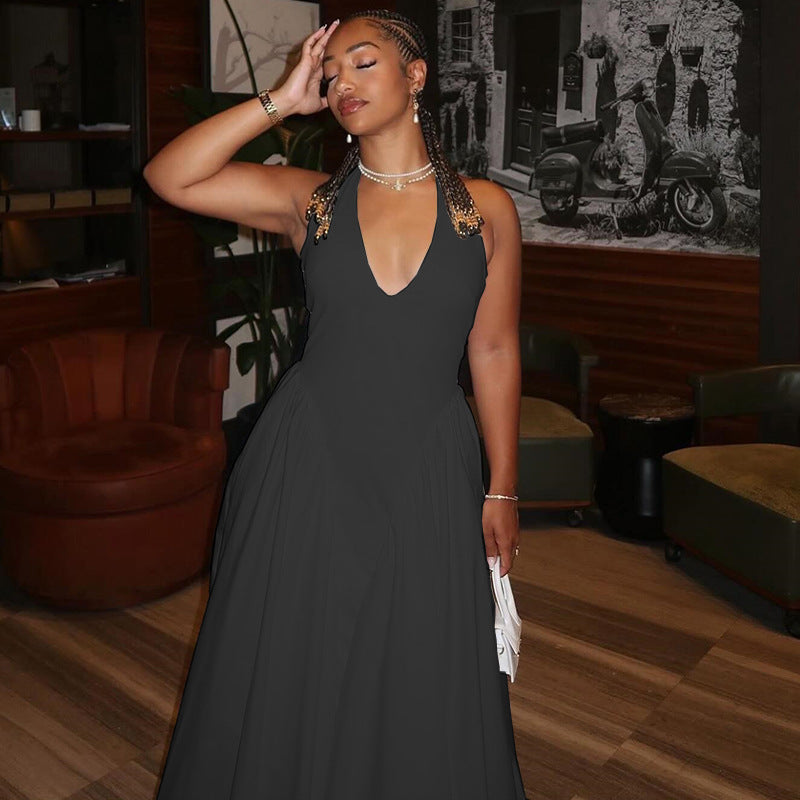 Sophisticated Sleeveless Long Dress