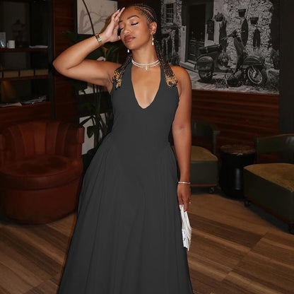 Sophisticated Sleeveless Long Dress