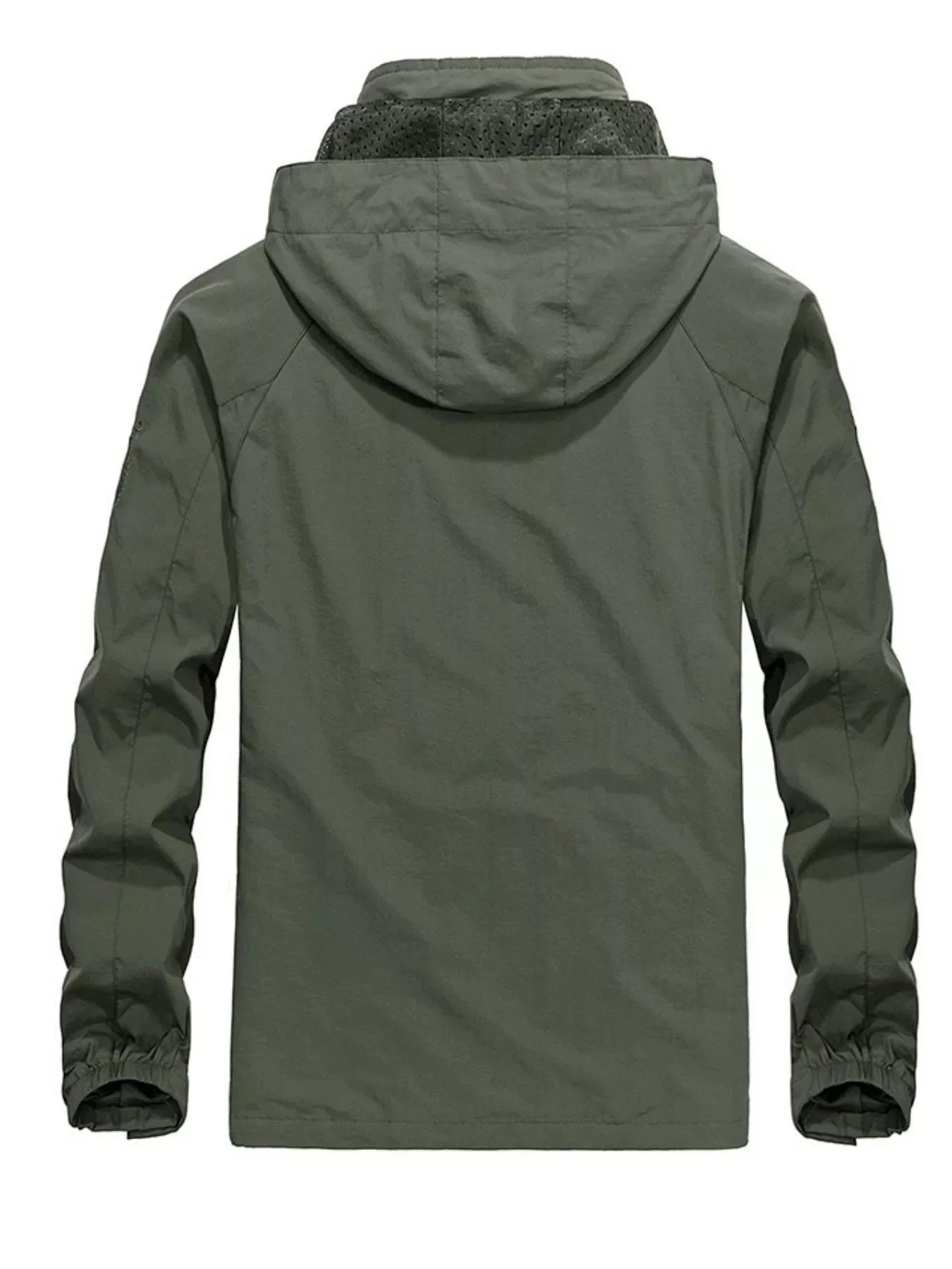 Men's Zip Up Long Sleeve Hooded Jacket
