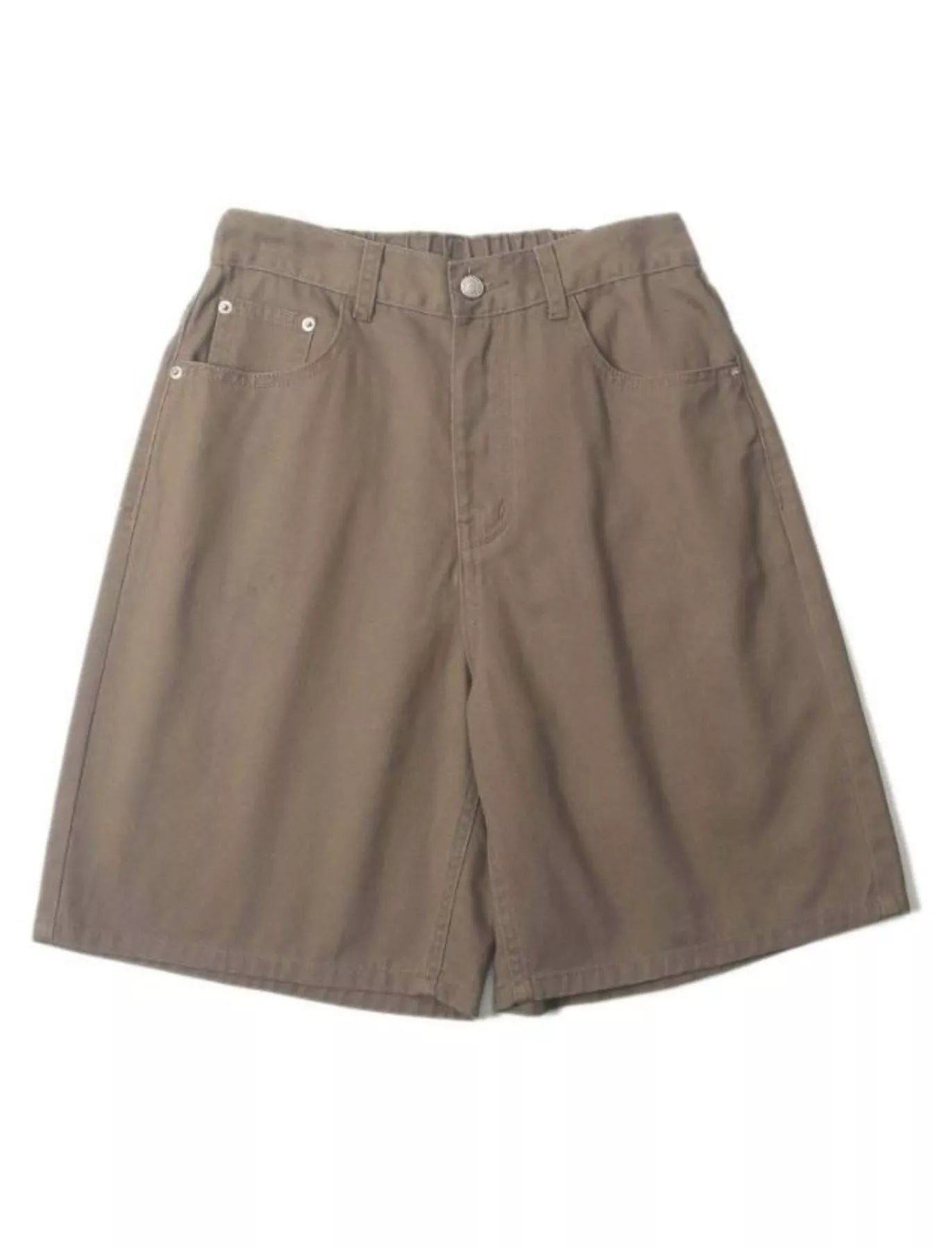 Men's Full Size Elastic Waistband Shorts