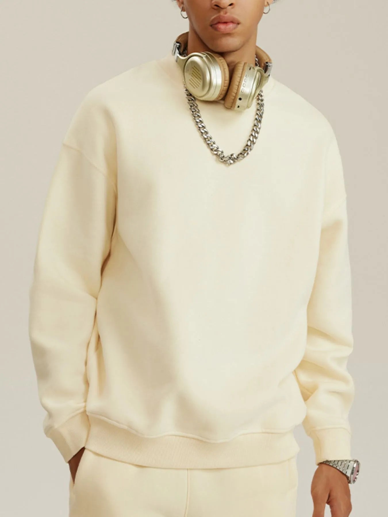 Men's Crew Neck Long Sleeve Sweatshirt