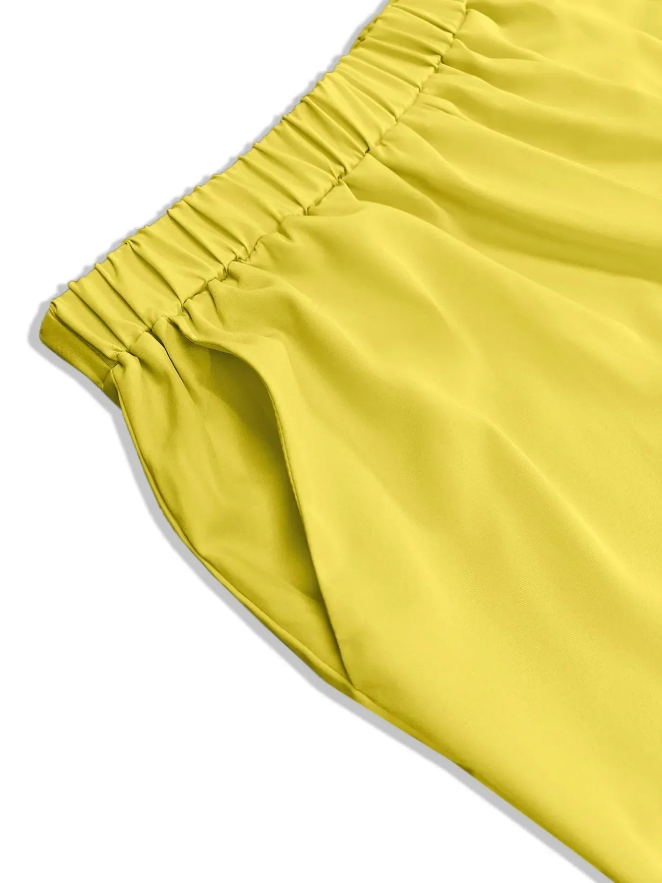 Plus Size Solid Shorts Set