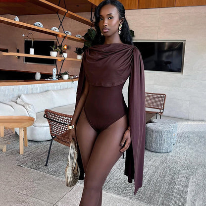 Bottom coat long sleeved jumpsuit