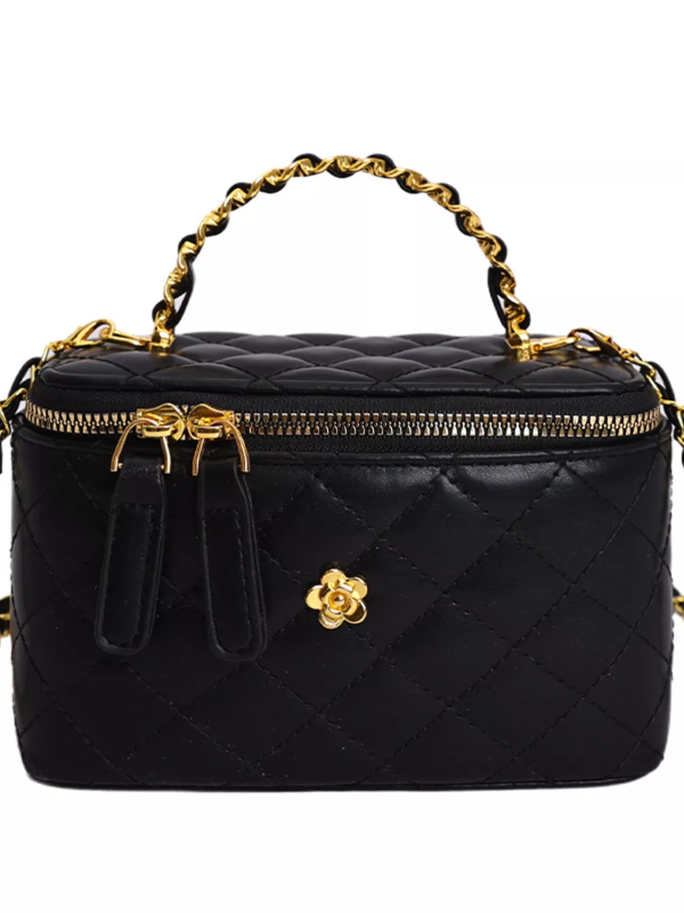 Quilted Chain Crossbody Bag