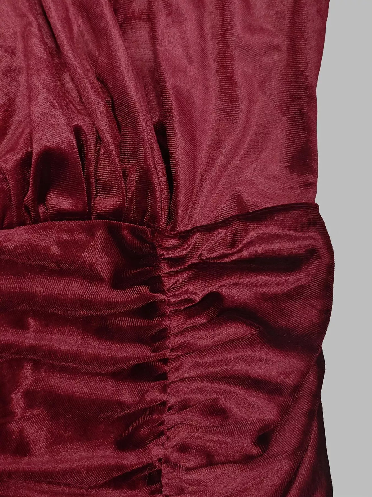 Velvet mock neck maxi dress, view 6