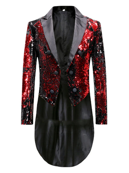 Men's Sequin Tuxedo Blazer