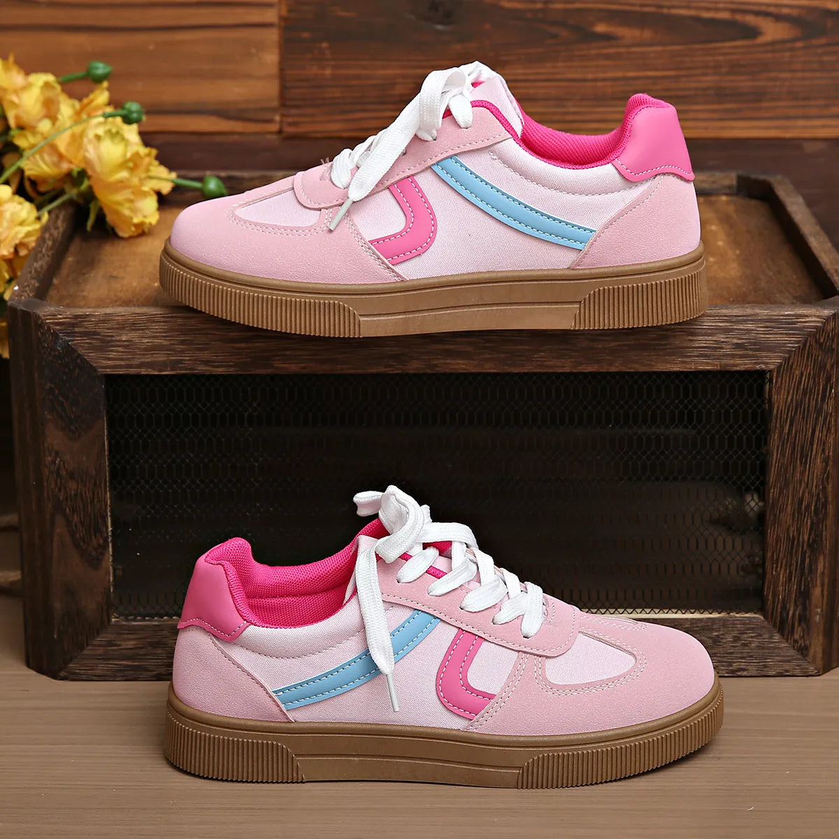 Platform Lace Up Sneakers