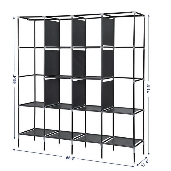 Portable Wardrobe Clothes Storage