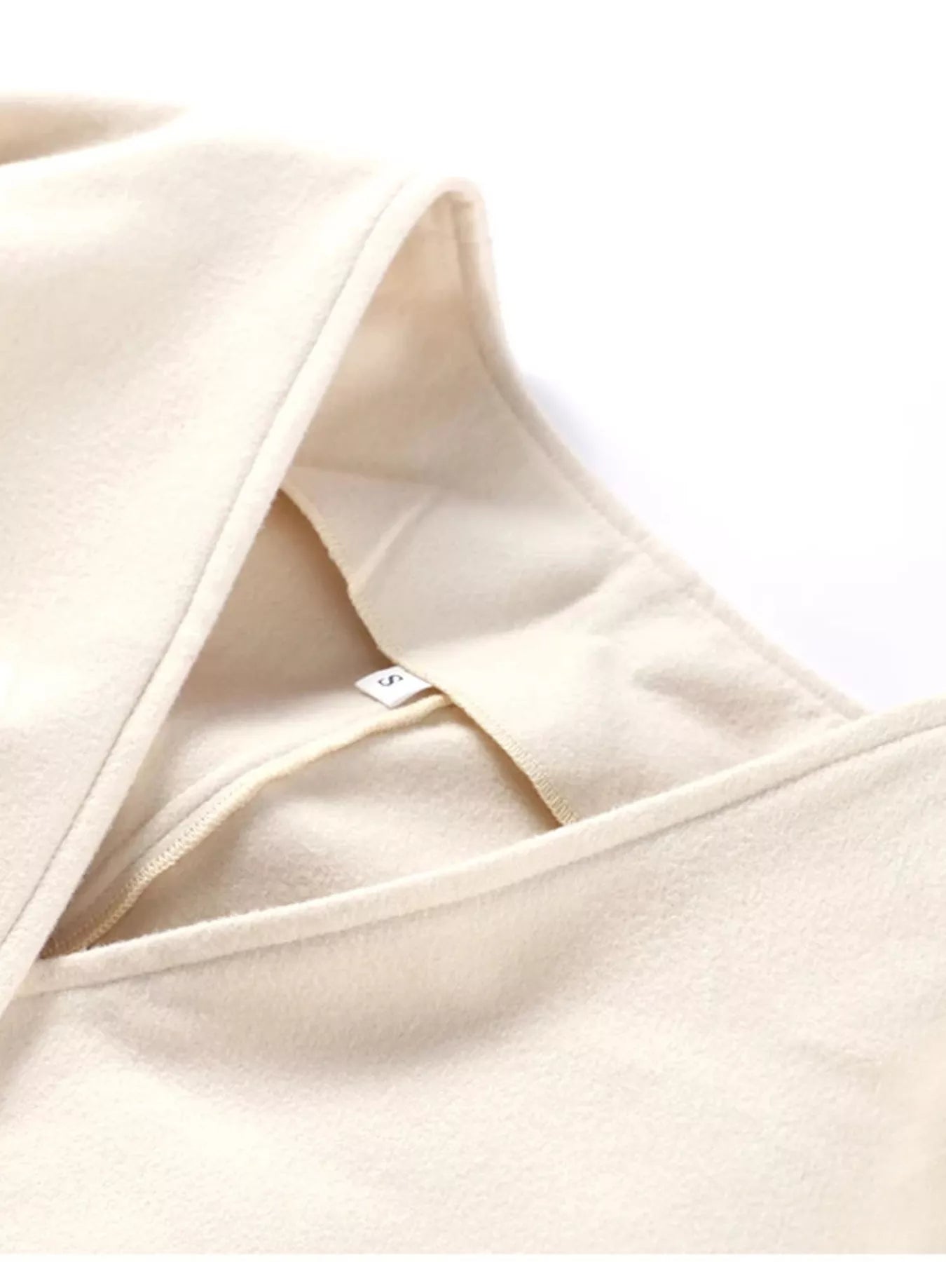 Surplice Tie Waist Outerwear