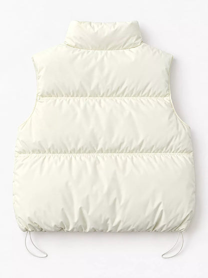 Lined puffer vest, view 13