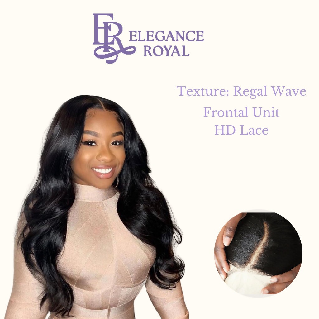 Black Frontal Unit-Body wave Regal Wave