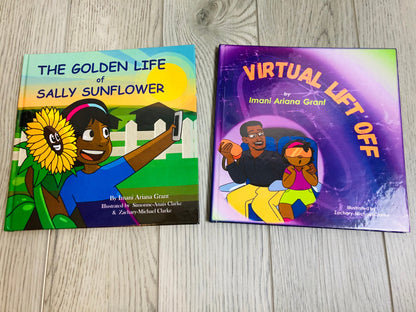 Imani Book bundle (Golden Life & Virtual Lift Off) Children's Science Books