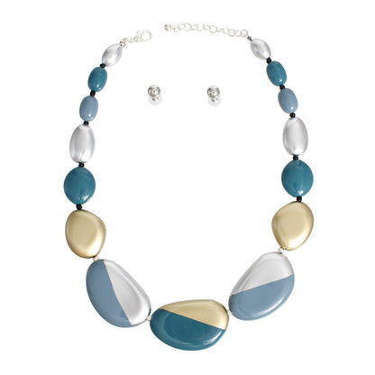 Blue Bead Graduated Set