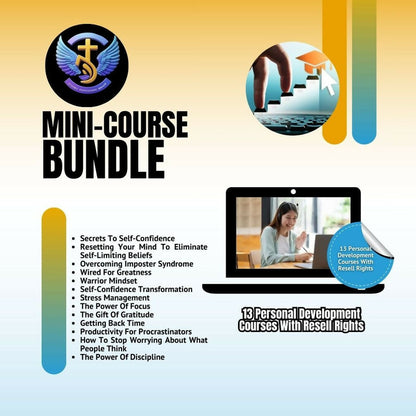 Mini-Course Bundle (13 Personal Development Mini-Courses+Resell Rights) - MONLANE DIGITAL