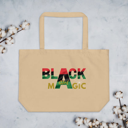 Blaxk Girl Magic Large organic tote bag - MONLANE
