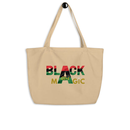 Blaxk Girl Magic Large organic tote bag - MONLANE