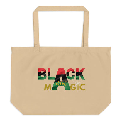 Blaxk Girl Magic Large organic tote bag - MONLANE