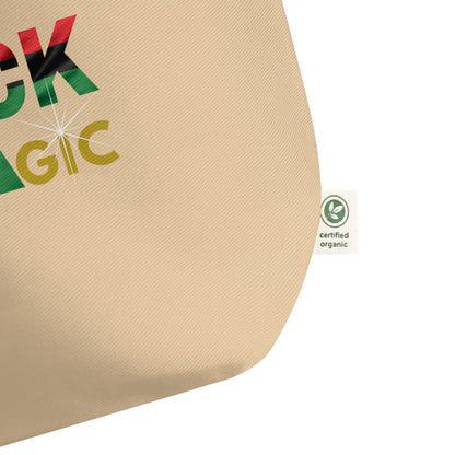 Blaxk Girl Magic Large organic tote bag - MONLANE