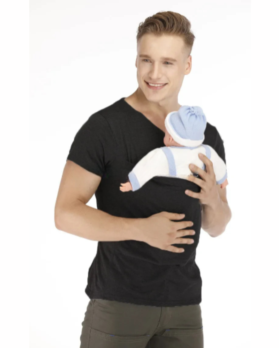 Safety Kangaroo Pocket T Shirt Baby Carrier