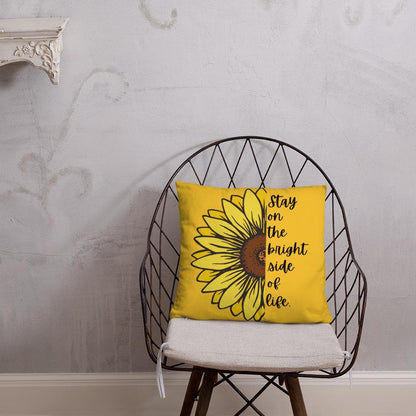 Sunflower Basic Throw Pillow - MONLANE