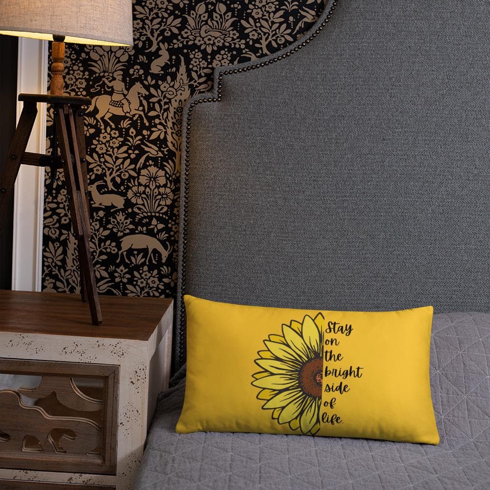 Sunflower Basic Throw Pillow - MONLANE