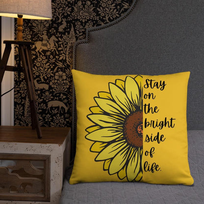 Sunflower Basic Throw Pillow - MONLANE