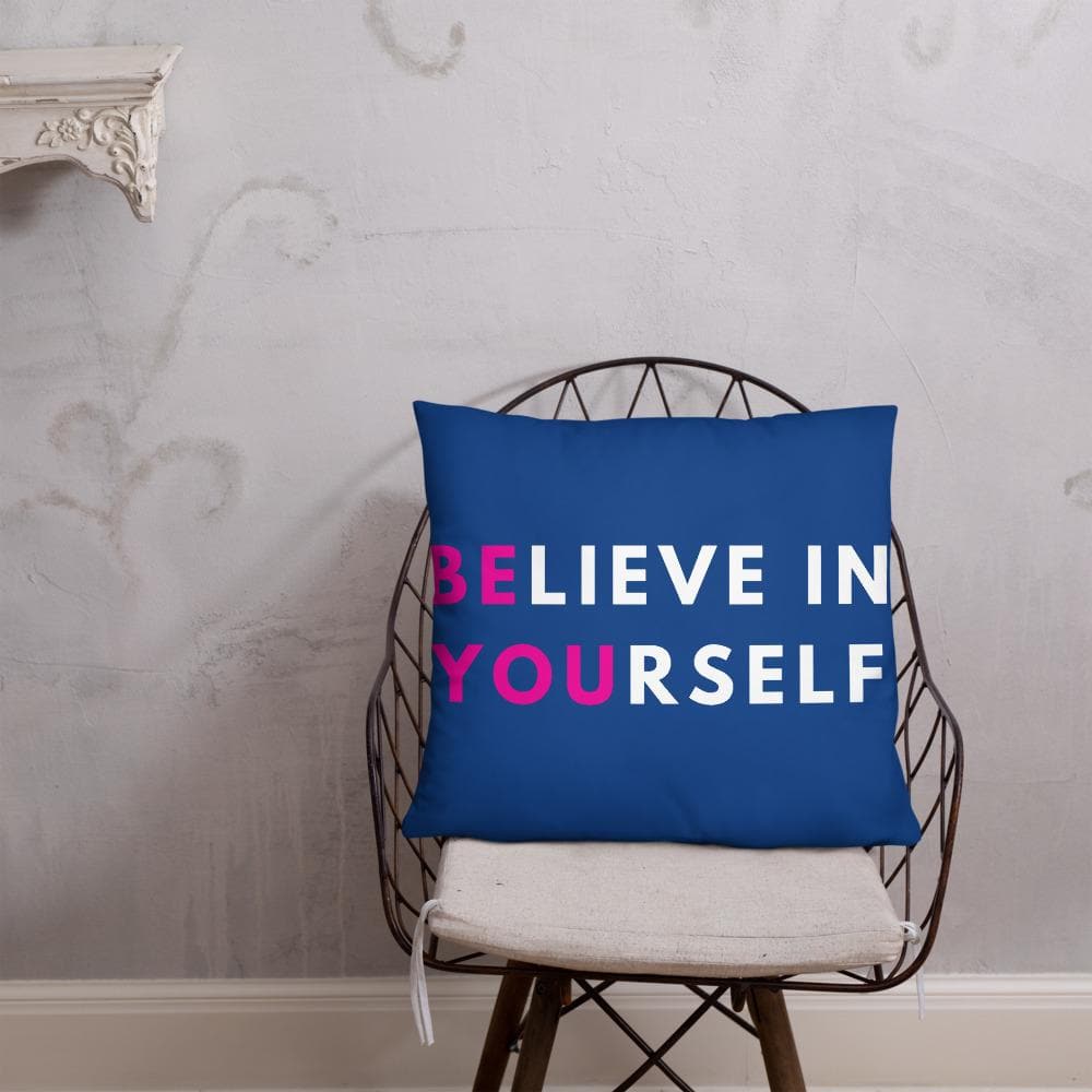 BE YOU Basic Throw Pillow - MONLANE