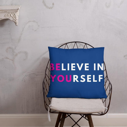 BE YOU Basic Throw Pillow - MONLANE