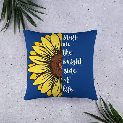 Sunflower Basic Throw Pillow - MONLANE