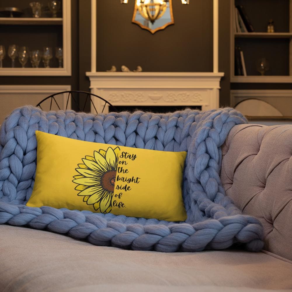 Sunflower Basic Throw Pillow - MONLANE