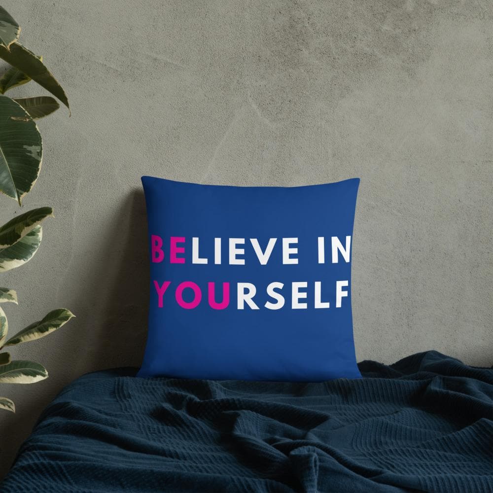 BE YOU Basic Throw Pillow - MONLANE