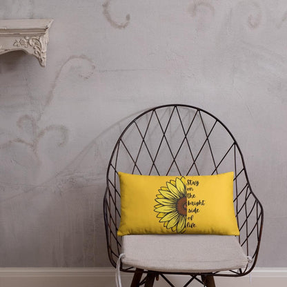 Sunflower Basic Throw Pillow - MONLANE