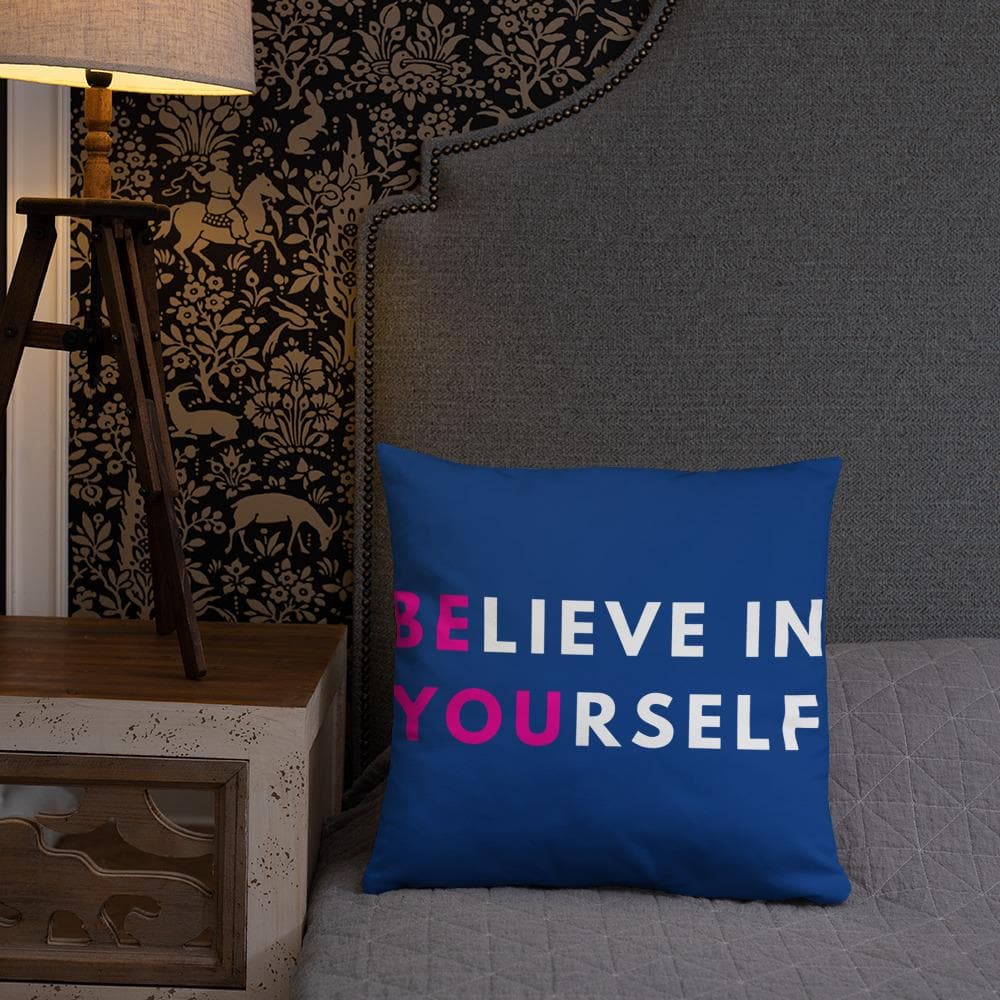 BE YOU Basic Throw Pillow - MONLANE
