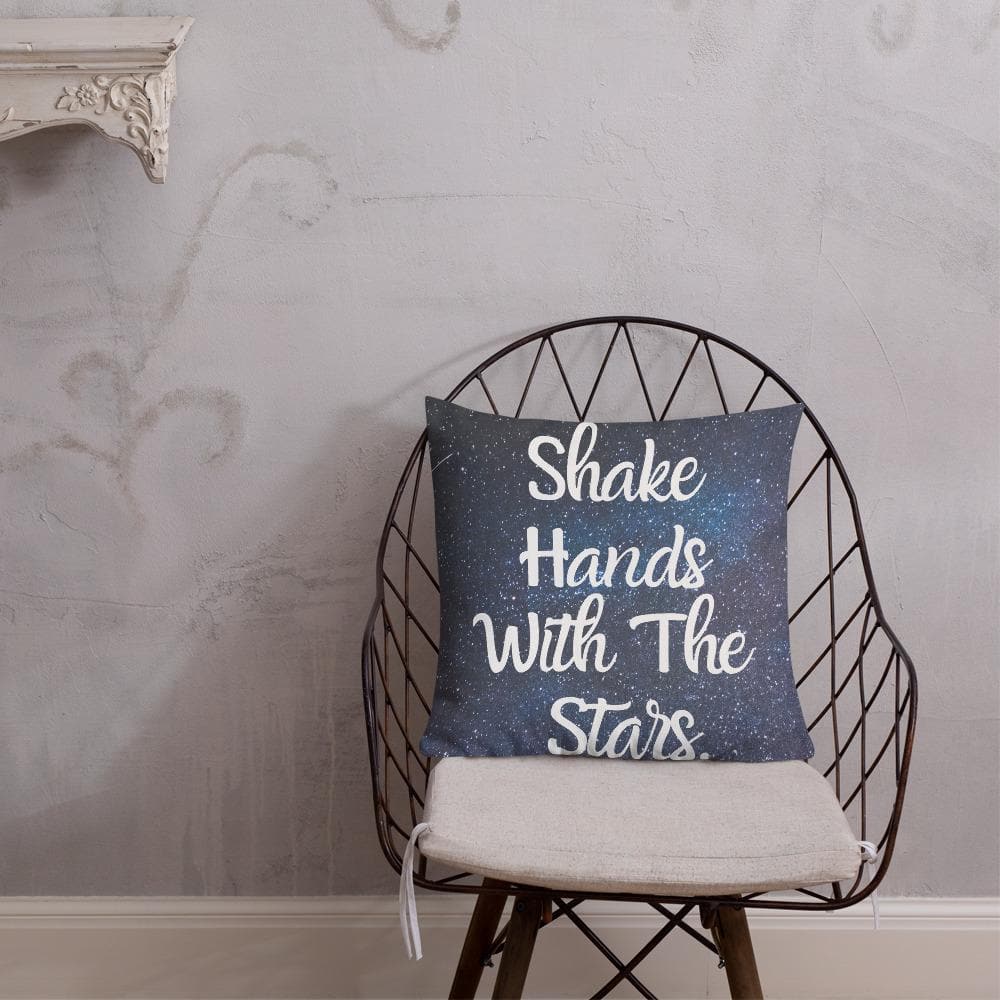 Shake Hands with the Stars Premium Throw Pillow - MONLANE