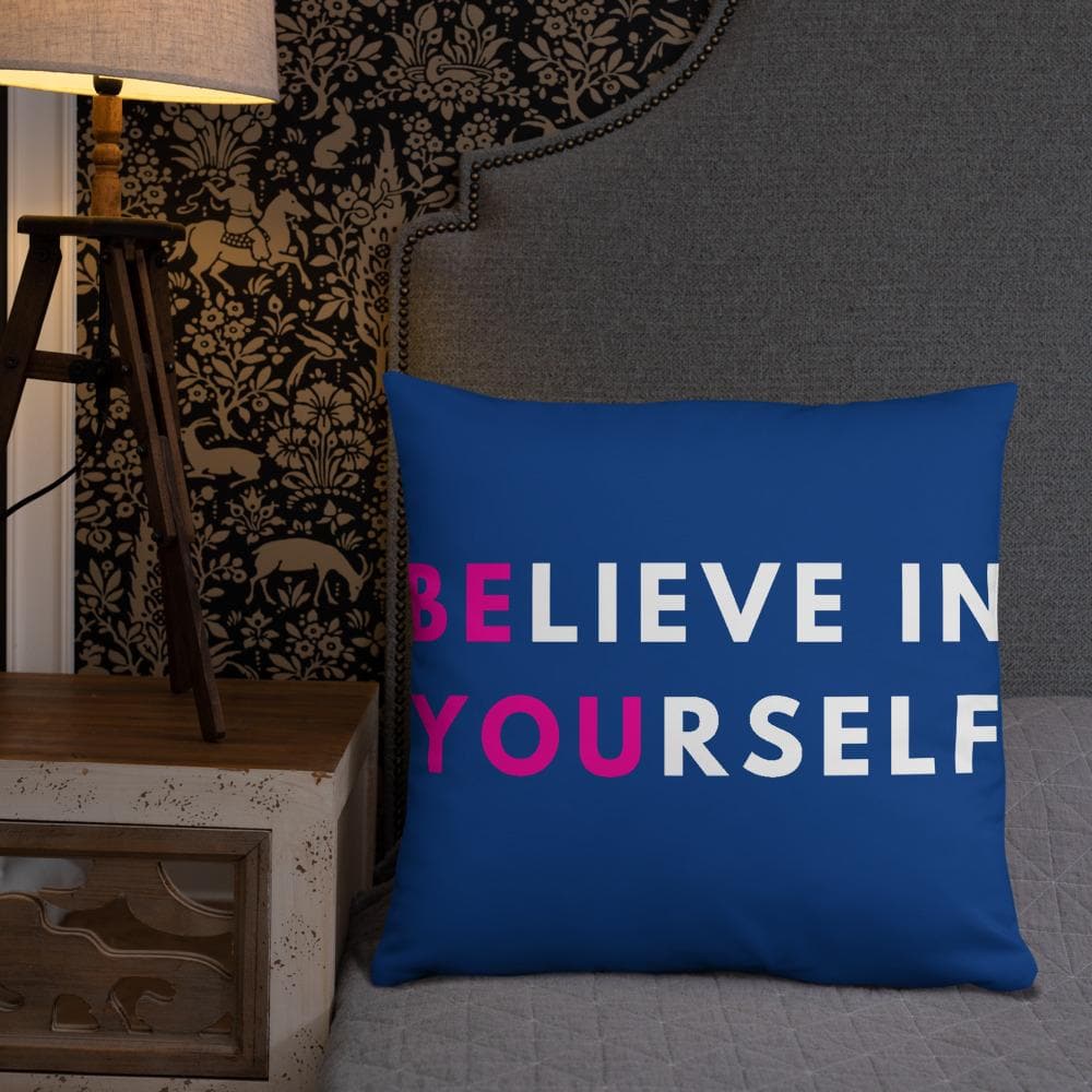 BE YOU Basic Throw Pillow - MONLANE