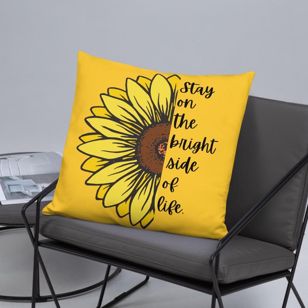 Sunflower Basic Throw Pillow - MONLANE